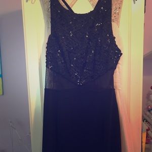 Black Betsy and Adam formal gown